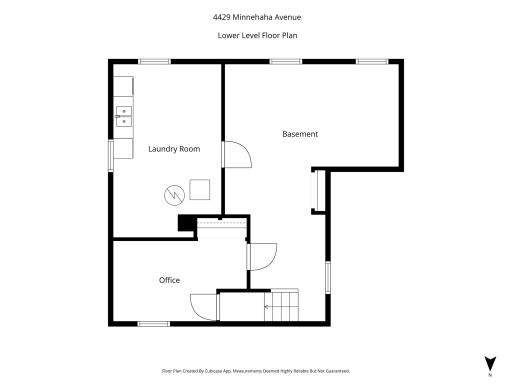 Lower level floor plan