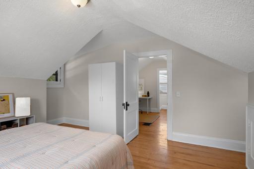 Large primary bedroom on the upper level