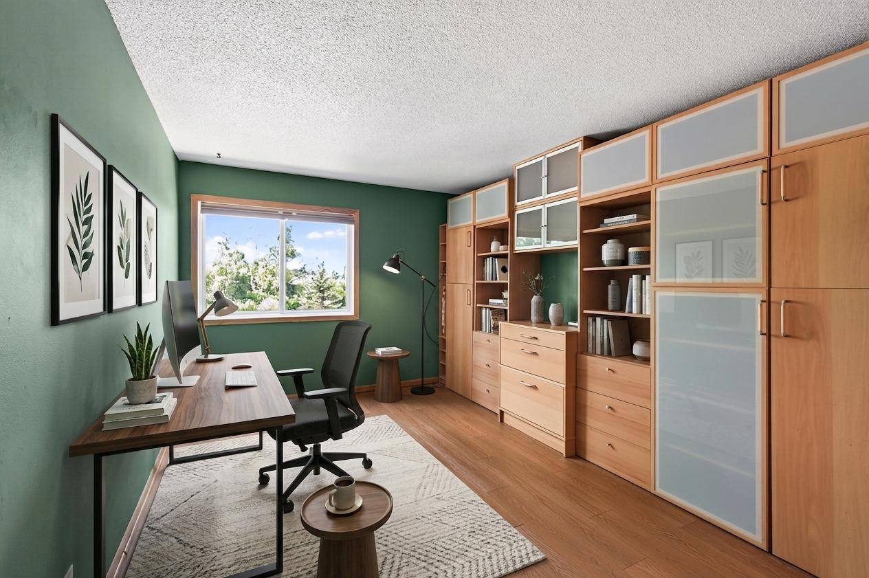 room shown as a office