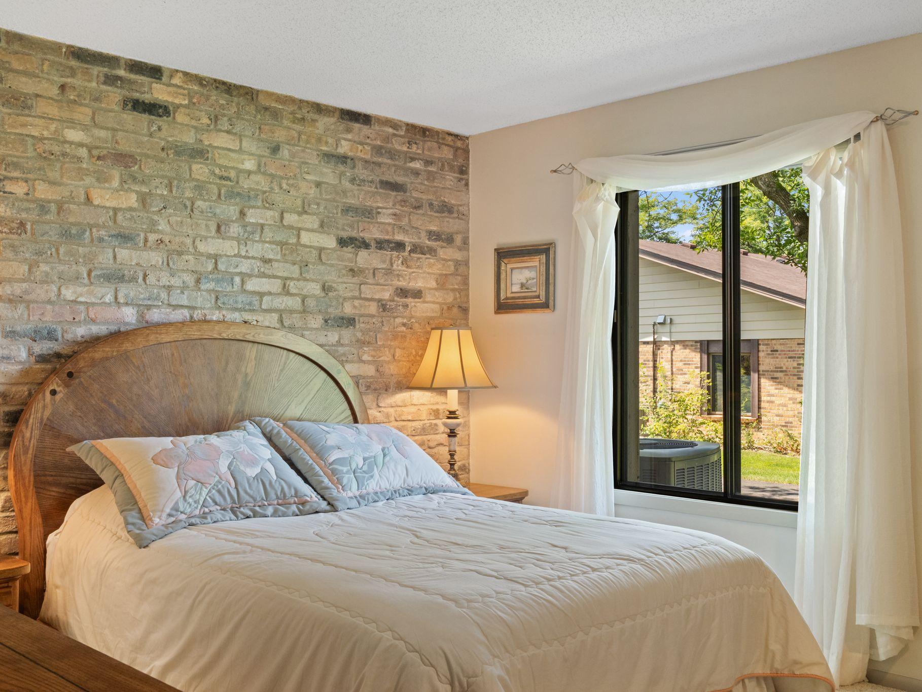 Spacious primary bedroom.