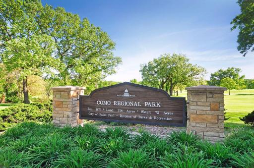 Como Park & Zoo with-in blocks of the home!