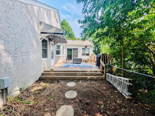 Large deck with all new decking.