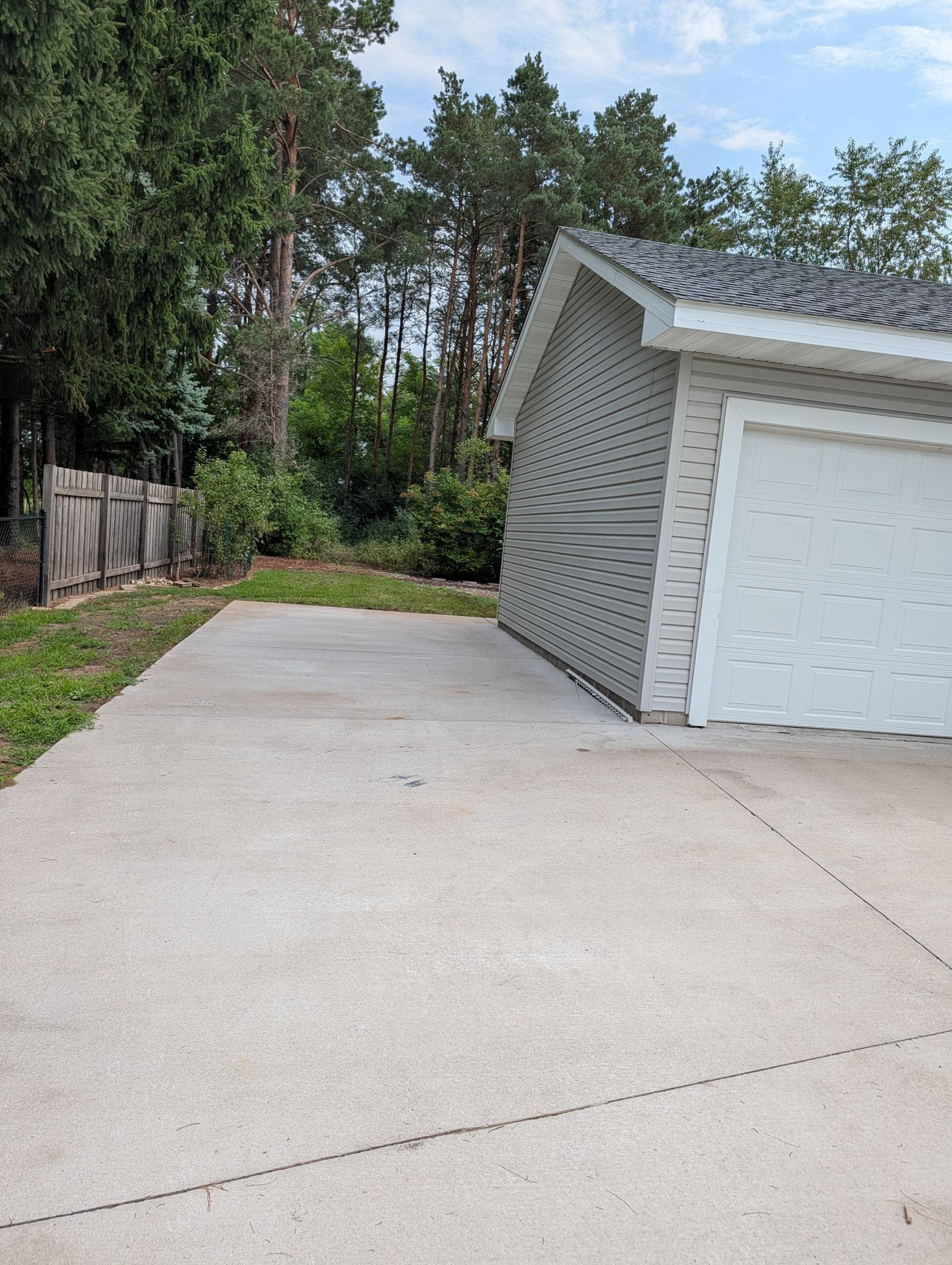 New concrete parking pad!