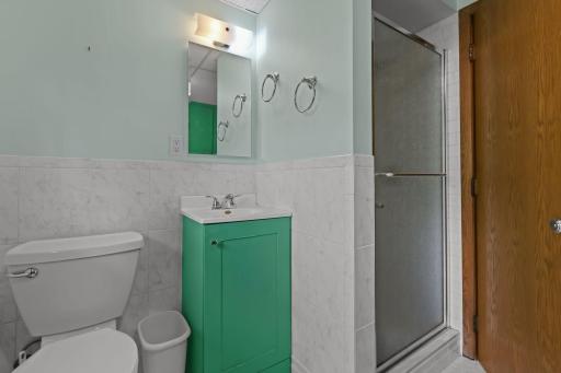 ¾ Bath on the Lower Level Storage & Exterior