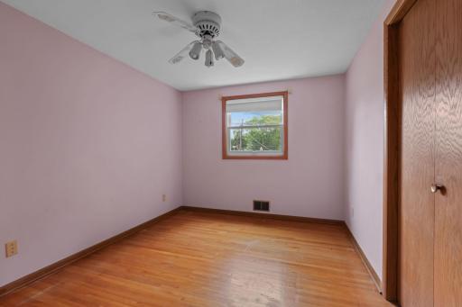 Three bedrooms on the upper level