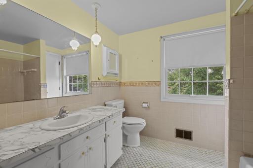 Full Bath on the Upper Level