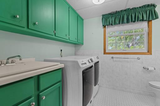Convenient Lower-Level Laundry