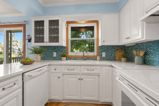 Plenty of Cabinetry & Prep Space "Virtually Staged"