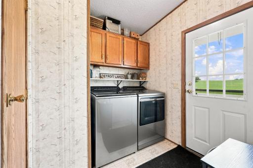 Laundry and Side Door Entry