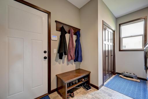 Laundry/mud room off the garage