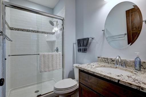 Lower level bath