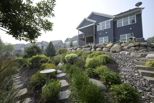 Garden is three-tiered