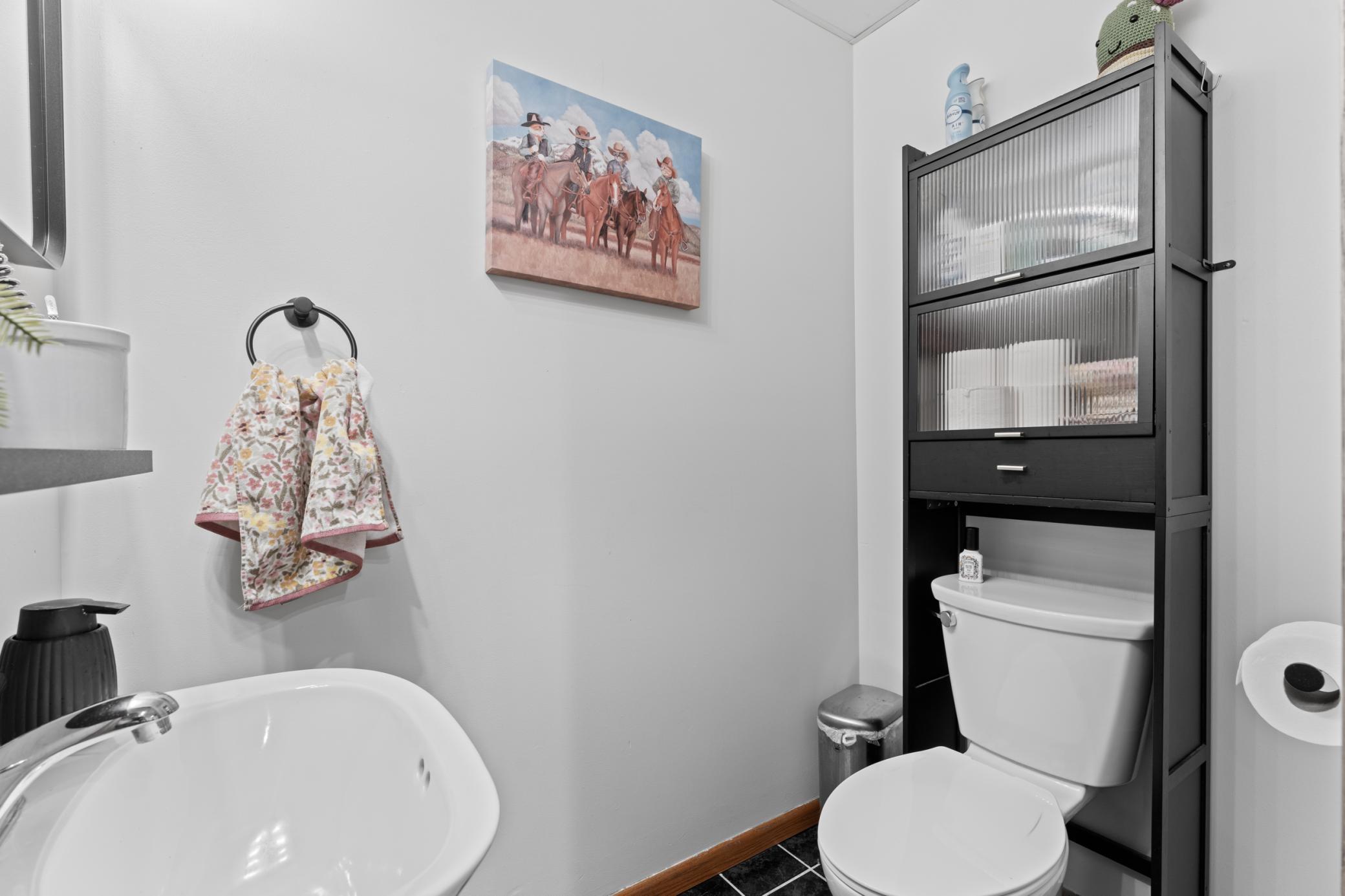 Main floor bathroom