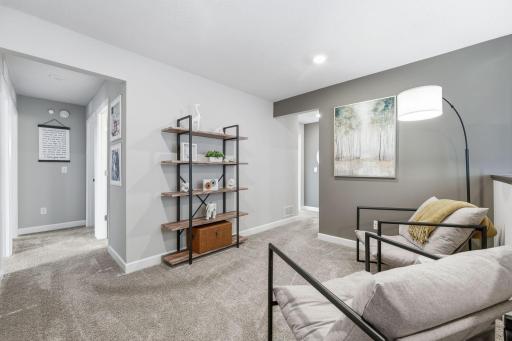 Versatile loft area upstairs.