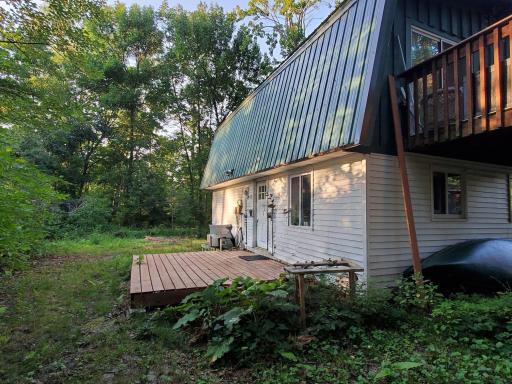 Rear view of home