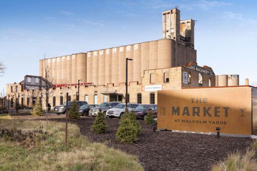 The Market at Malcolm Yards: "The Market features nine unique culinary concepts and a full-service bar offering 48 taps with seasonal craft cocktails, beer, and wine."