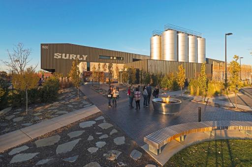 Close to award winning Surly Brewing, with beer hall, food, events, and private spaces.