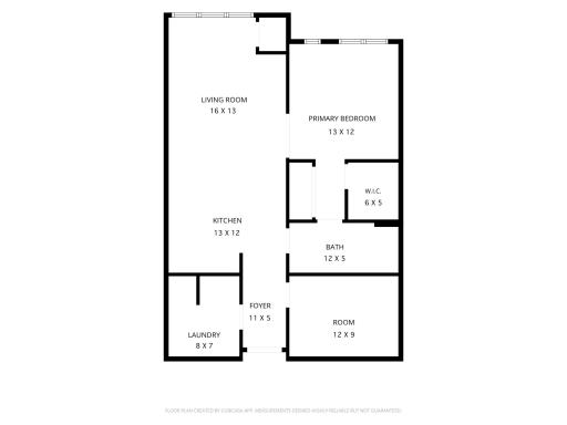 Floor Plan for 2650 University #523