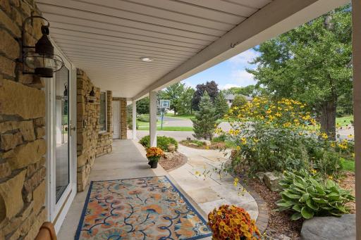 Welcoming front porch