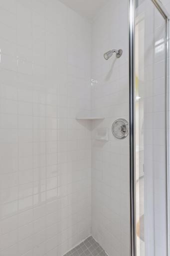 Upper level bathroom shower