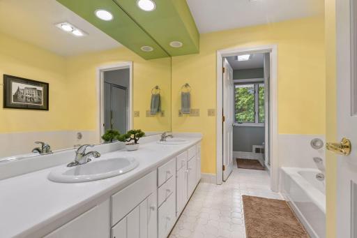 Upper level bathroom