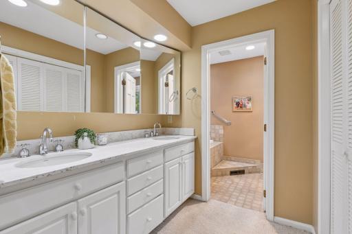 Separate double sink area in primary