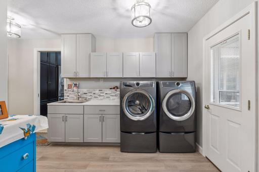 Large laundry room