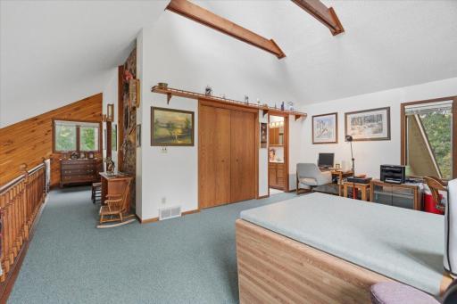 Loft area in the upper level
