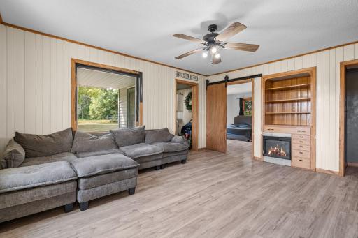Living room, laundry and master