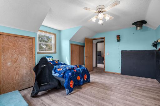 Upstairs bedroom 4 with ample closet space