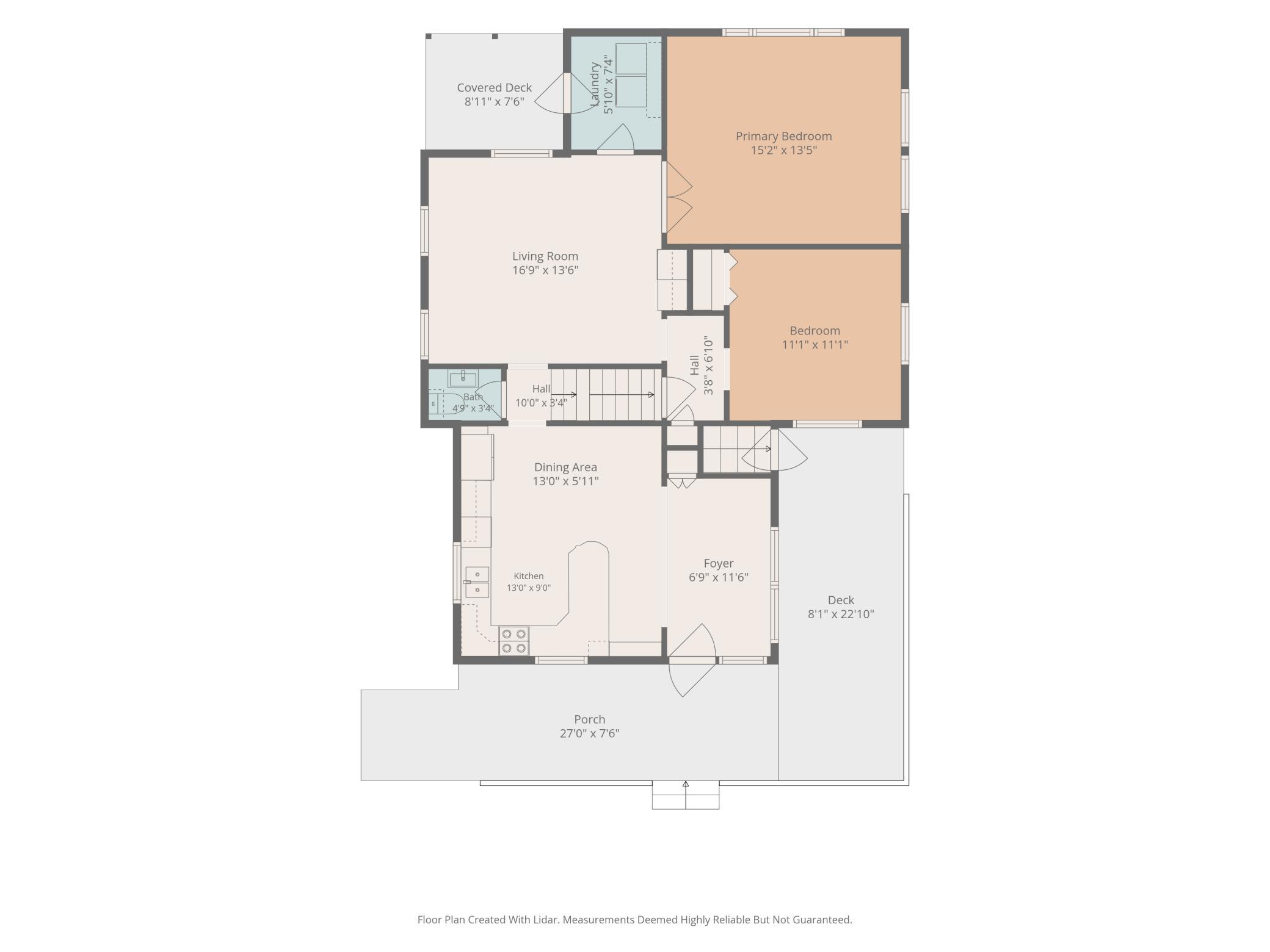 Main Level with Measurments