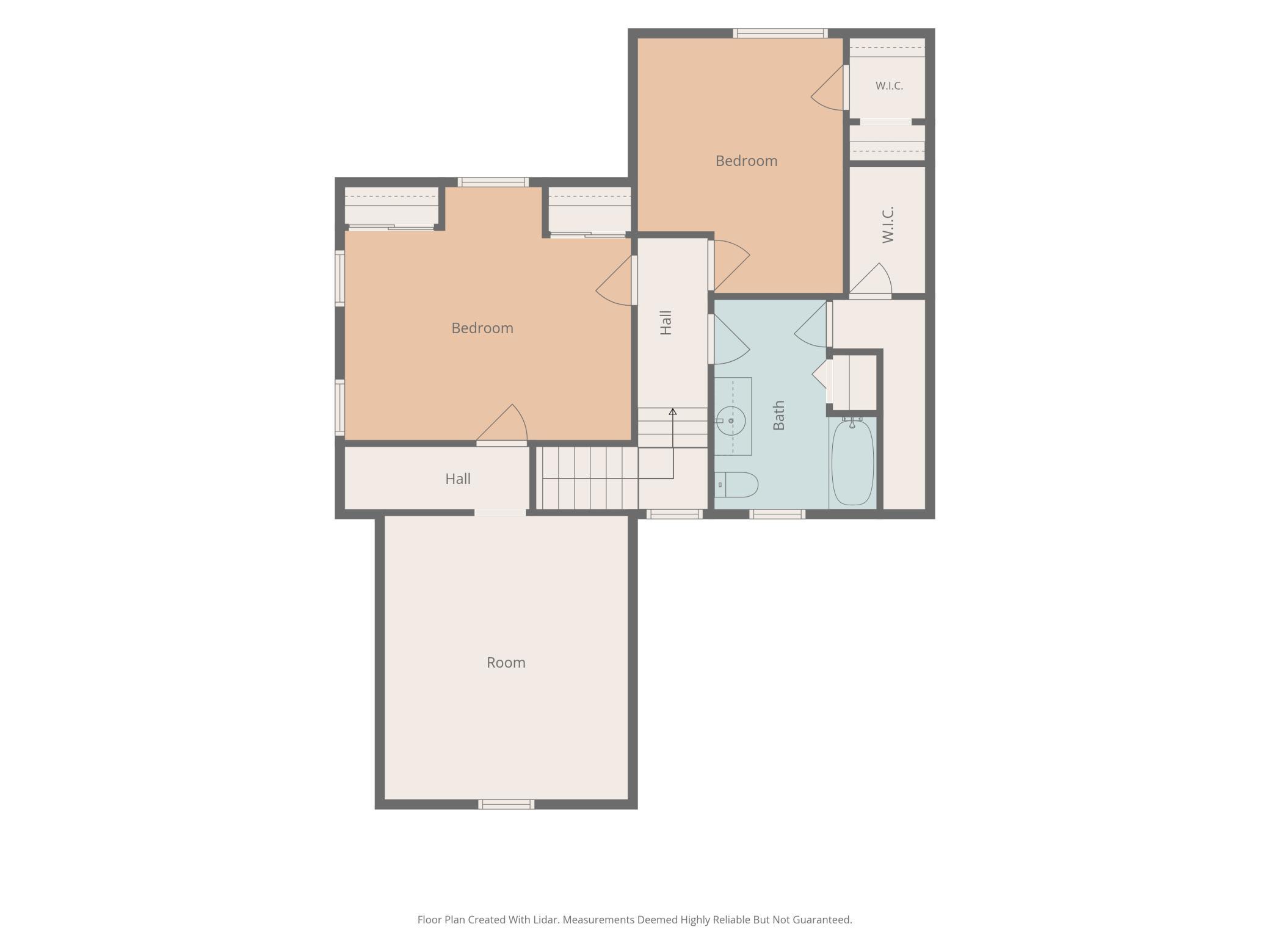 Second Level Floor Plan