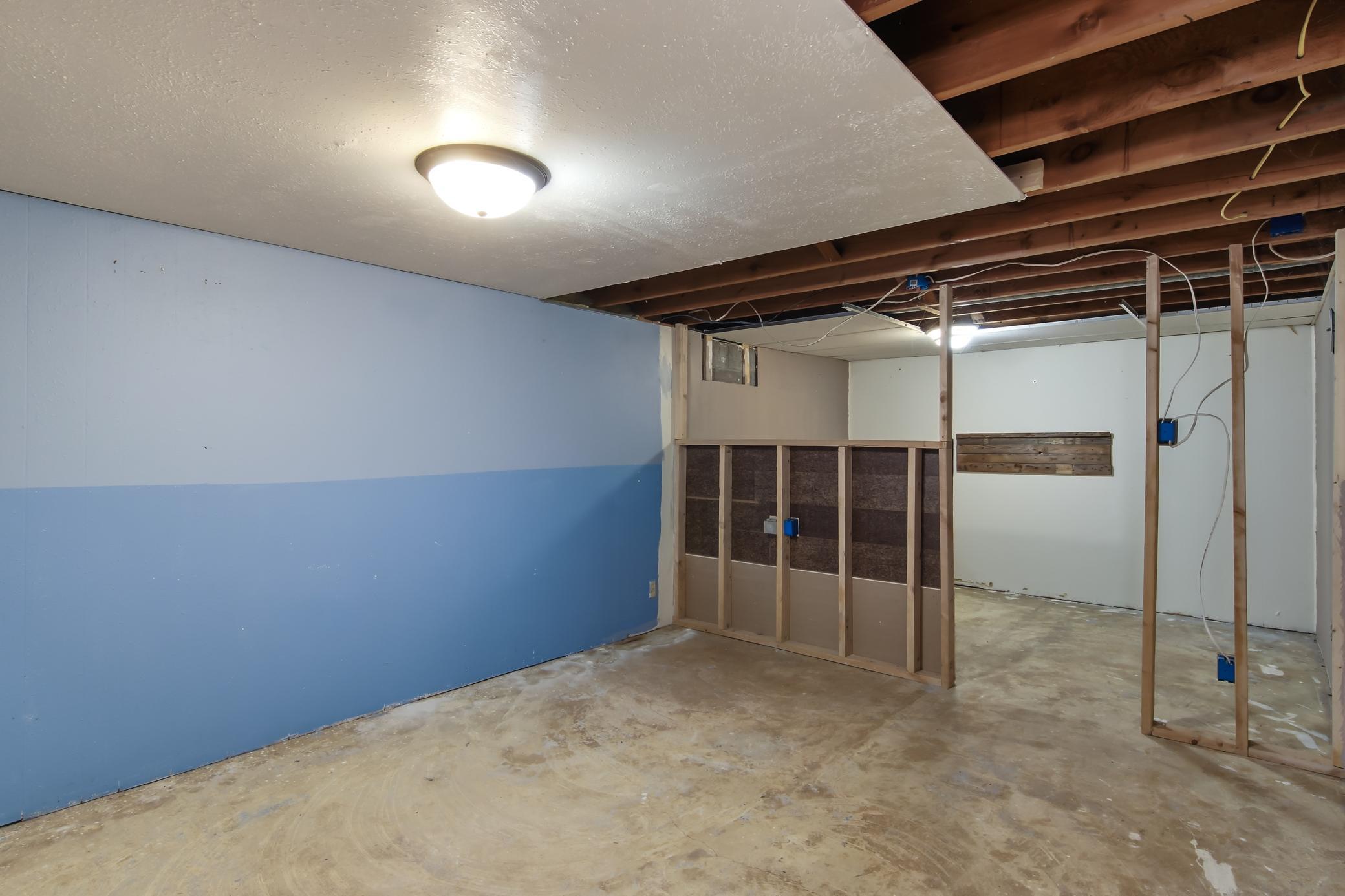 Not counted in finished square footage awaits your finishes in lower level