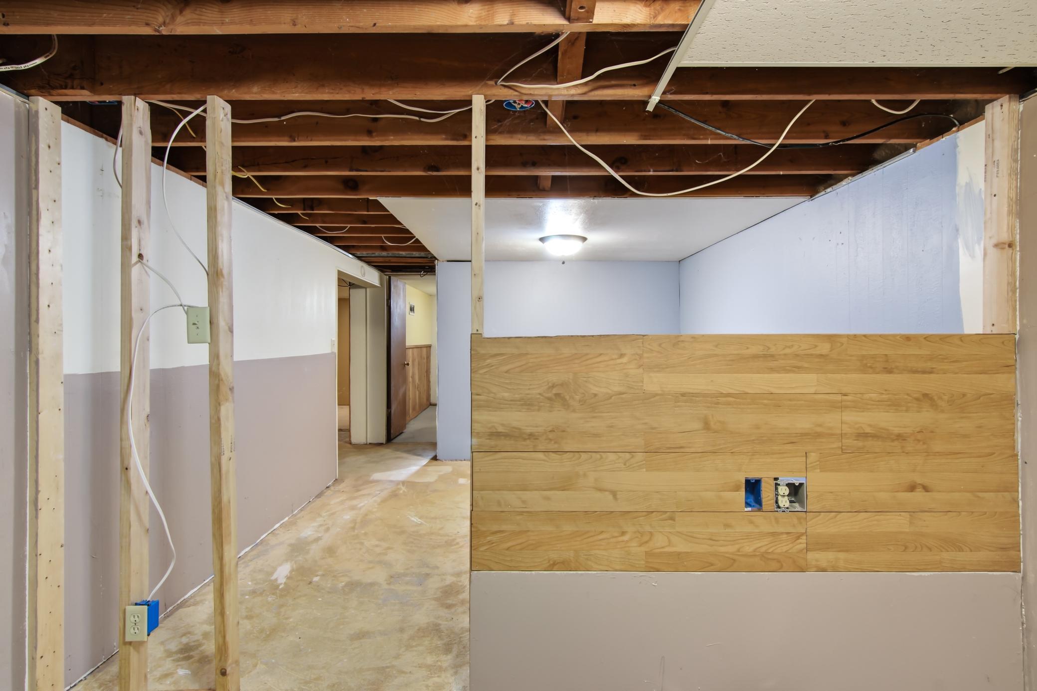 Not counted in finished square footage awaits your finishes in lower level