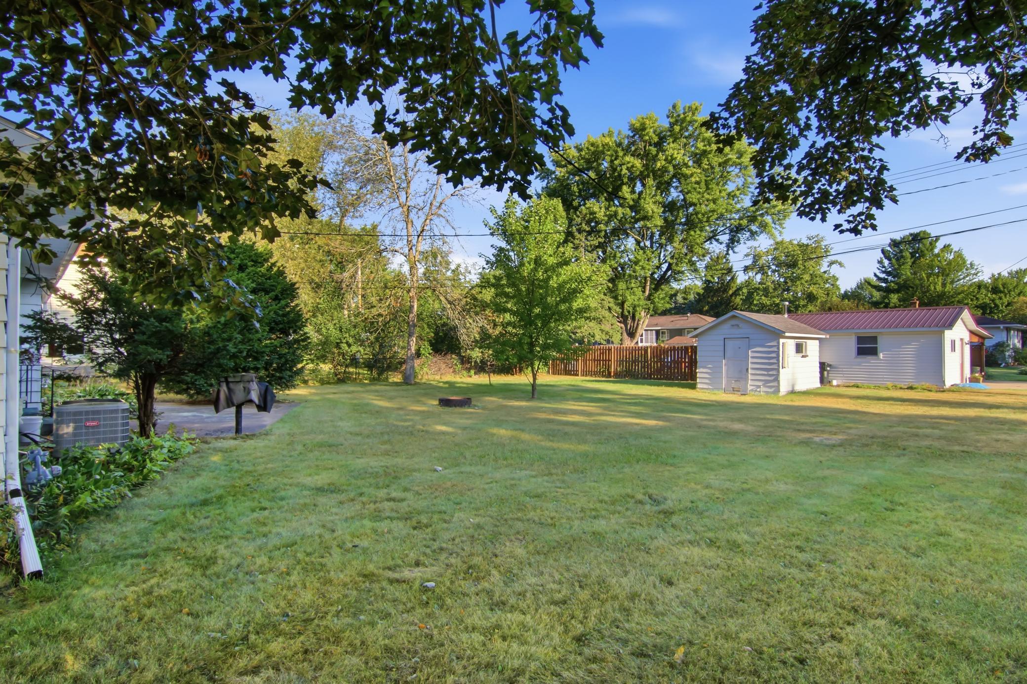 Storage shed included with electric and concrete floor