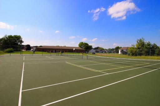 Serve, rally, and stay active with complimentary access to the tennis courts