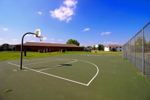 Shoot hoops, stay active, and connect with neighbors at this complimentary basketball court