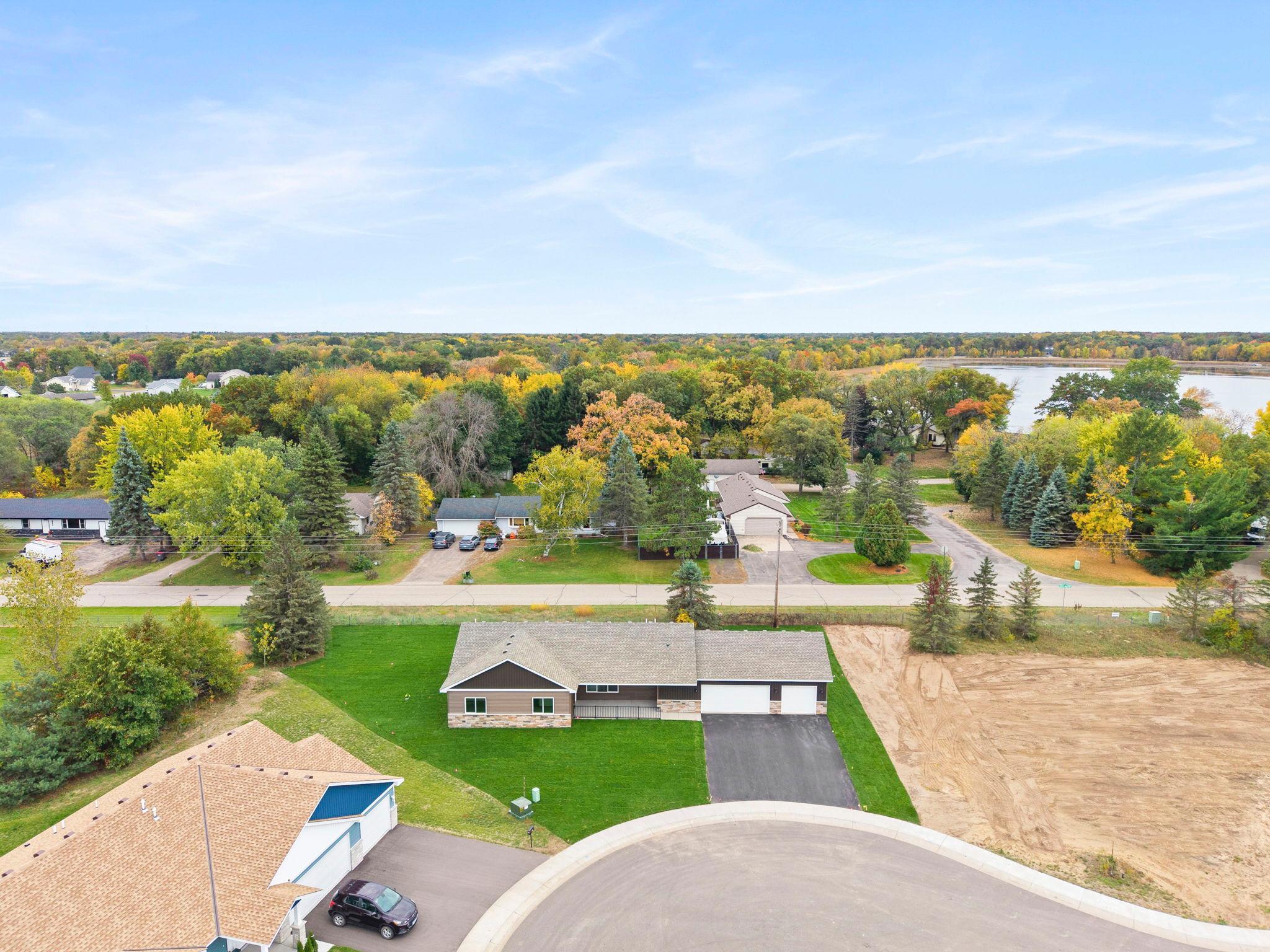 Large lot on a quiet cul-de-sac