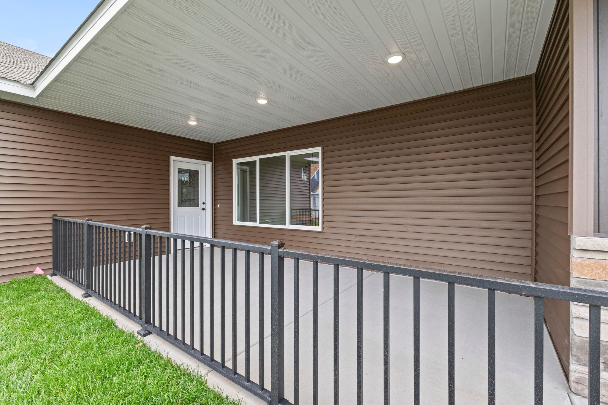 Relax on your 10'x20' covered porch