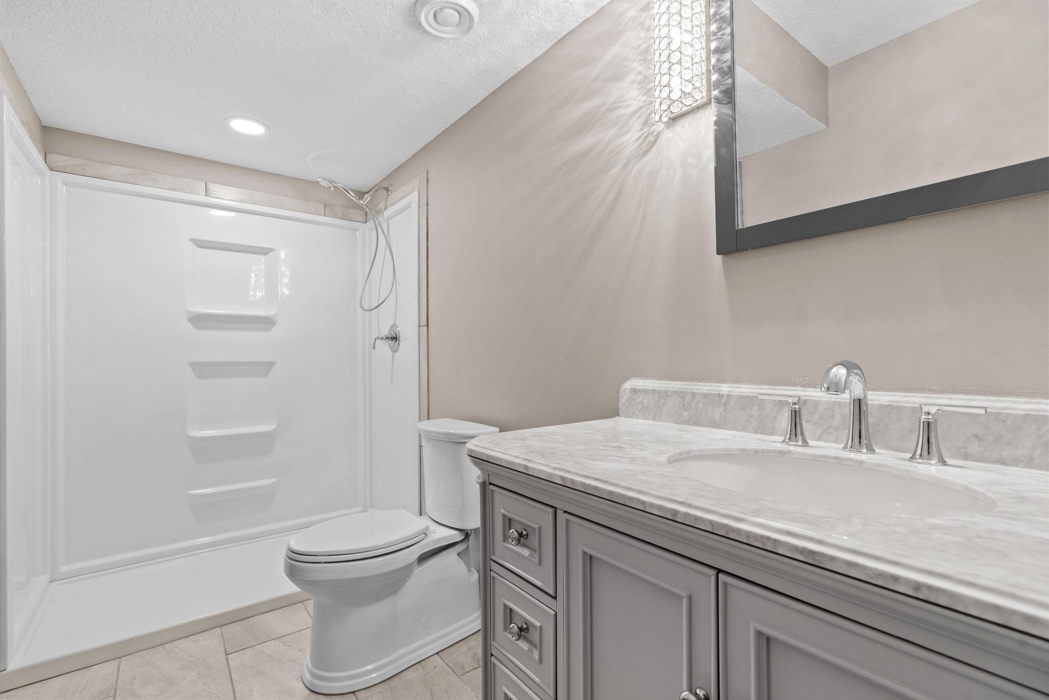 Lower Level 3/4 Bath (All Brand New)
