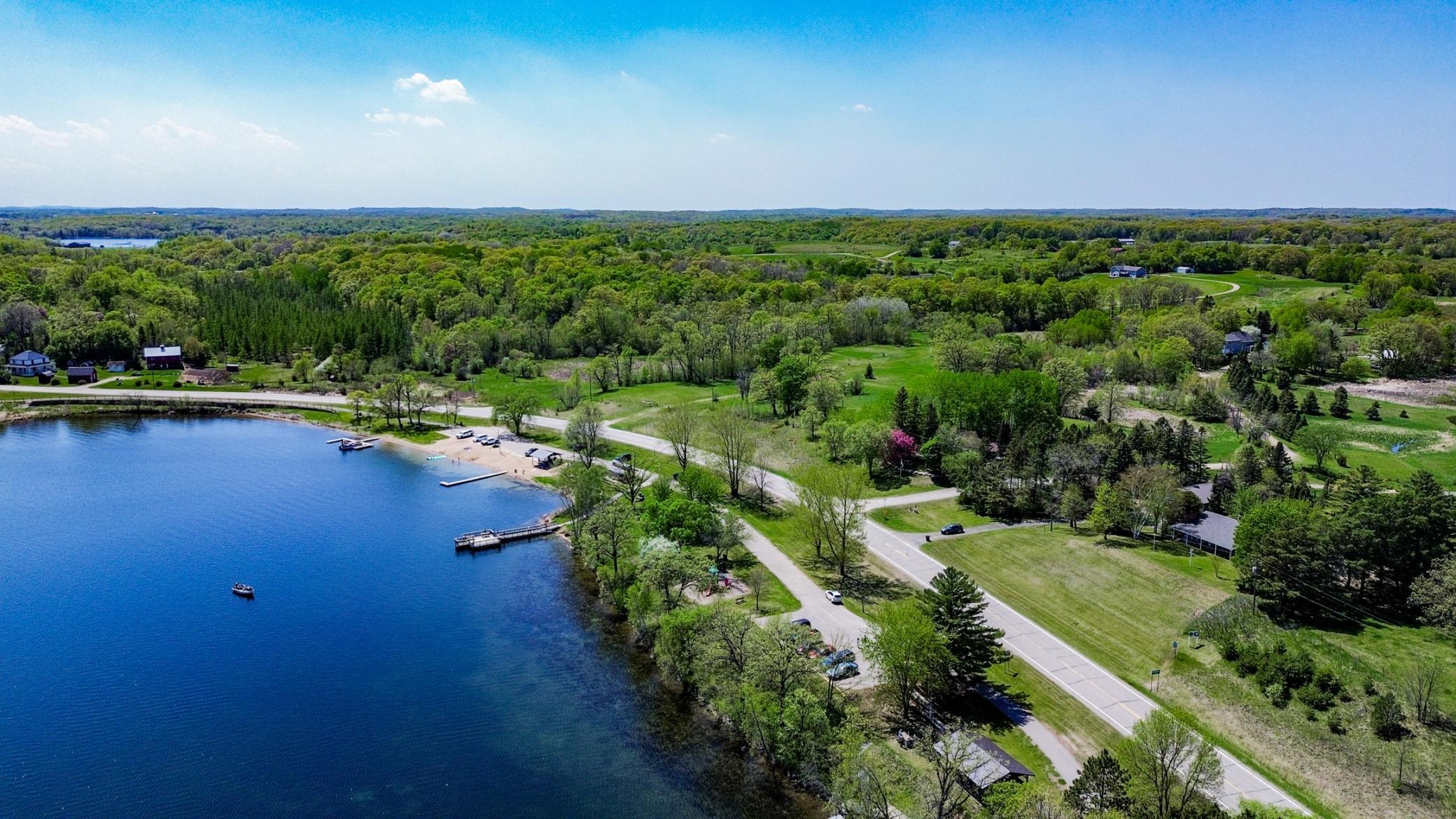 Long Lake Public Beach and Walkway