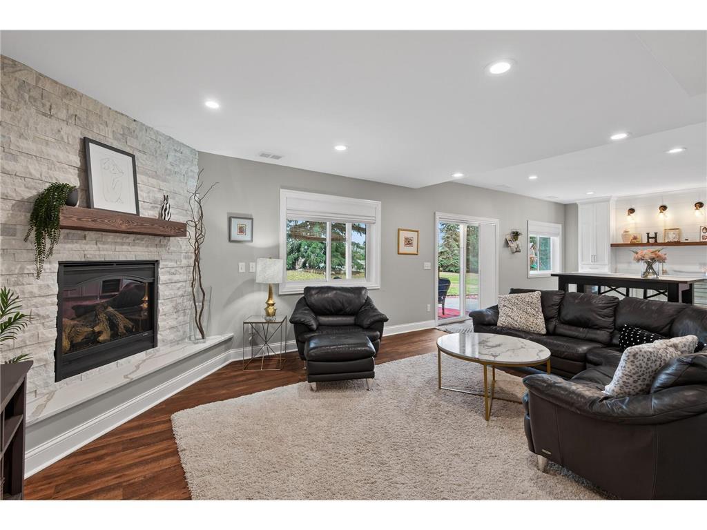 Walk out from lower level living room