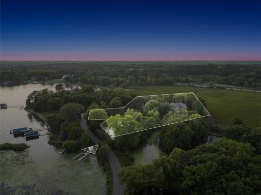 Deeded access to Lake Minnetonka, via a separate owned parcel across Ferndale Rd W.
