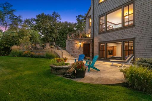 The fire pit offers an inviting outdoor gathering spot for relaxed evenings and conversation.
