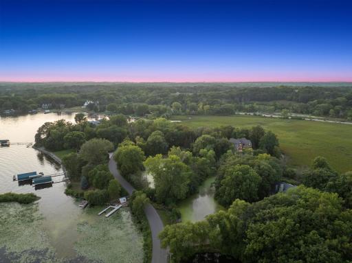 A private oasis set on more than three acres of serene, secluded grounds.