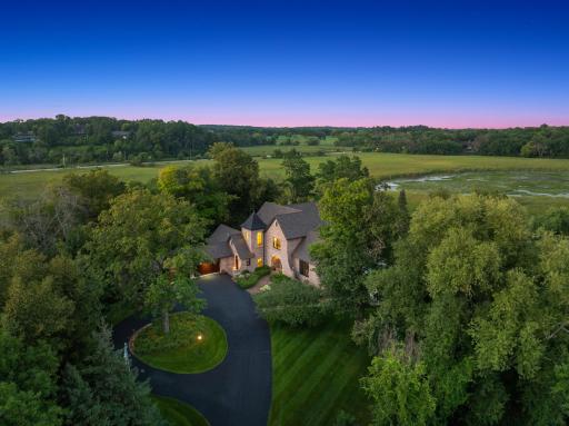 A private oasis set on more than three acres of serene, secluded grounds.