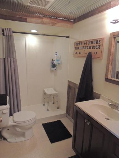 3/4 Bath - Basement