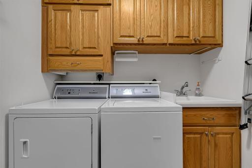 Enlarged laundry Room