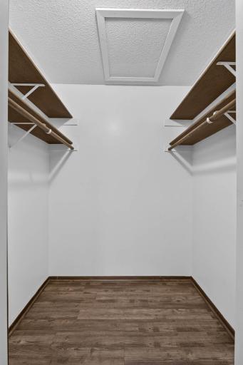 Large walk in closet!