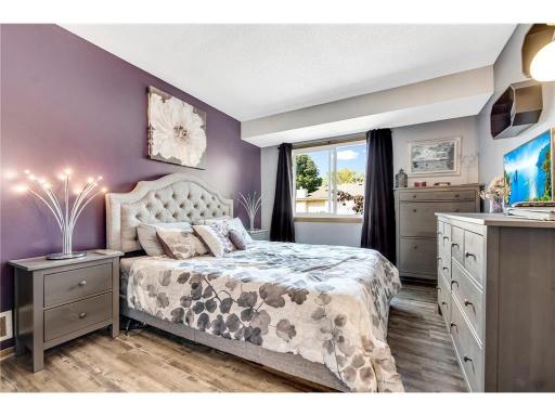 One of TWO bedrooms on the upper level.